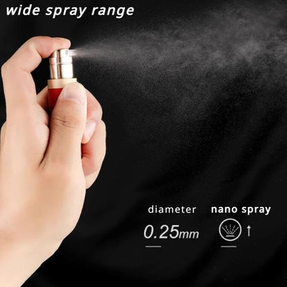 Luxury Leather Self-pumping Spray Bottle